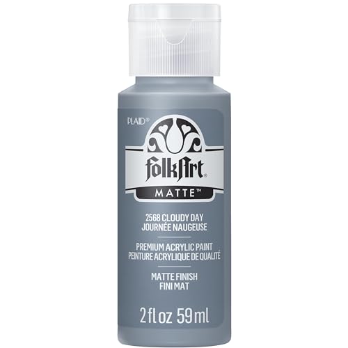FolkArt 2568 Acrylic Paint, Cloudy Day 2 oz - color: Cloudy Day, size: 2 Fl Oz (Pack of 1)
