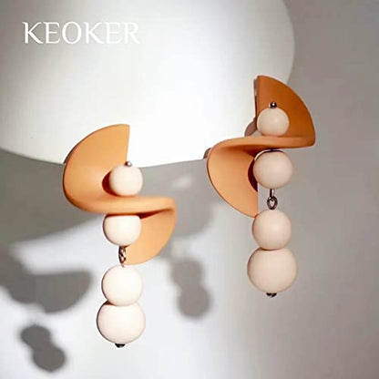 Keoker Polymer Clay Bead Roller, Polymer Clay Earrings Tools, Round Bead Maker, Clay Jewelry Making Tool, Helps You Make Perfectly Round Beads in Three Sizes (Round Shape Beads) - color: 8mm/10mm/12mm Round Shape Beads