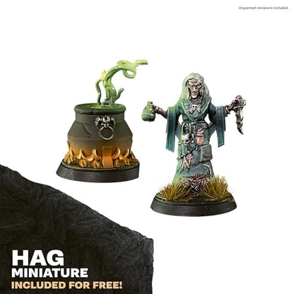 The Army Painter GameMaster: Wilderness Adventures Role-playing Paint Set, 15x18 ml Warpaints Fanatic Acrylic, 1 GameMaster Drybrush, 1 FREE Hard-plastic snap-fit Hag Miniature - color: Wilderness Adventures Paint Set