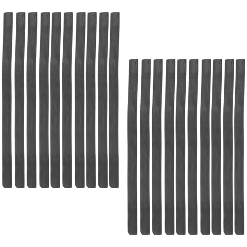 20pcs Charcoal Sticks Compressed Drawing Charcoal for Artists and Students, 7-9mm Diameter Black Vine Sketching Pencils for Shading and Sketching