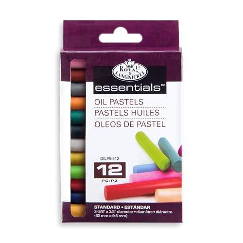 Royal & Langnickel Essentials Oil Pastels, Small, 12 Color Set - size: 1 Count (Pack of 1)