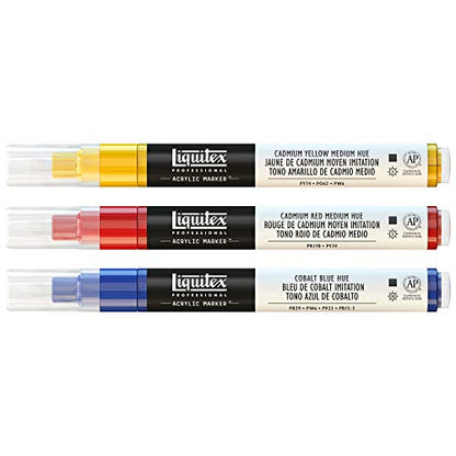 Liquitex Professional Paint Marker Set, 3 Piece, Colors - style: Color Fine 3 Set