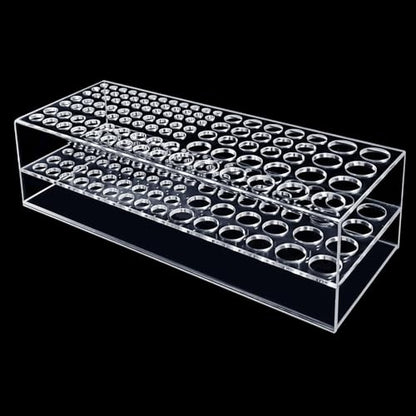 Acrylic Paint Brush Holder 105 Holes Clear Paintbrush Holder Organizer Artist Brush Holder Paint Brush Stand Rack for Pens Pencils Artist