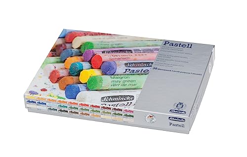 Schmincke - Pastels, 30 colors, multi-purpose, 77 230 097, cardboard set with 30 pastels, handmade pastels, brilliant, velvet-matt, highly lightfast colors - size: 30 Count (Pack of 1)