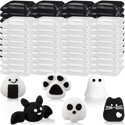 WinnerWhy 72 Pcs 38oz Air Dry Clay Modeling Magic Ultra Light Modeling Clay for Kids DIY for Sculpting Air Dry School Gift(White, Black) - color: White, black