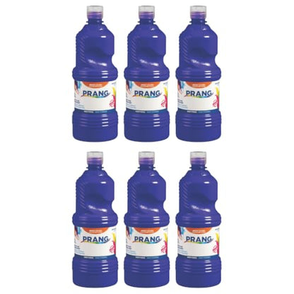 Prang Ready-to-Use Tempera Paint Quart, 32 oz., Blue, 6 Count - color: Blue (Pack of 6)