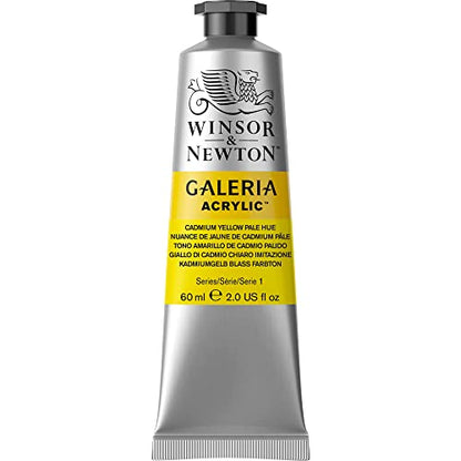 Winsor & Newton Galeria Acrylic Color, 60ml (2-oz) Tube, Cadmium Yellow Pale Hue - color: Cadmium Yellow Pale Hue, style: 2-oz Tube