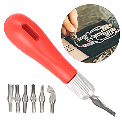 YOUTHINK Linoleum Engraving Carving Knife Set Stainless Steel Wood Block Carving Tools with 2 Handles 12 Blades Detachable Storage for Printmaking Pumpkin Rubber Stamp Felt Craft