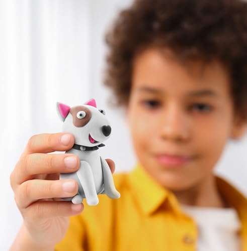 HEY CLAY Dog Story - Air Dry Clay Kit with Interactive App for Kids & Tweens, Modeling Clay and Crafts Set for Kids Ages 6 to 10 - style: Dog Story