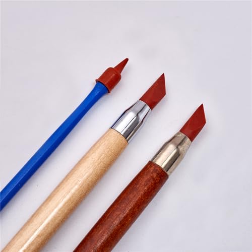 Maxmoral 3PCS Art Tools Dual Tip Eraser Pen Clay Clay Tool Clay DIY Sculpting Modelling Wiping Tool Ceramic Sculpture Tool