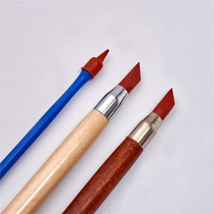 Maxmoral 3PCS Art Tools Dual Tip Eraser Pen Clay Clay Tool Clay DIY Sculpting Modelling Wiping Tool Ceramic Sculpture Tool