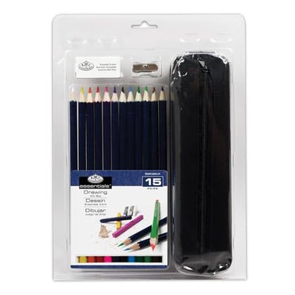 Royal Brush RART-2203 Clamshell Art Sets-Drawing Pencil with Case - color: Multicolor