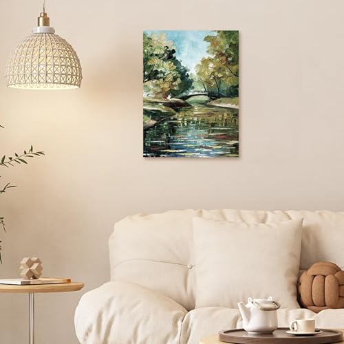 15 PCS 9x12 Inch Wood Canvas, Rectanglar Painting Canvas Board, Unfinished Wooden Panel Boards for Painting, Pouring Art Projects, DIY Craft - size: 9x12 Inch