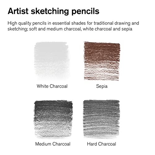 Winsor & Newton Studio Collection Artist Pencils, Sketching Pencils, Set of 5 - style: 5 Sketching Pencils