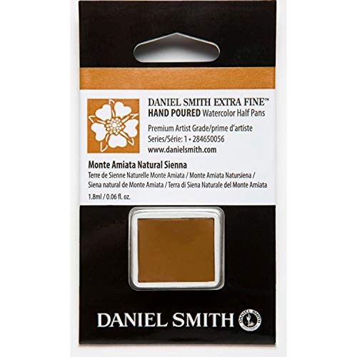 Daniel Smith Daniel Smith Watercolors Half Pan (Monte Amiata Natural Sienna) 284650056 - color: Monte Amiata Natural Sienna