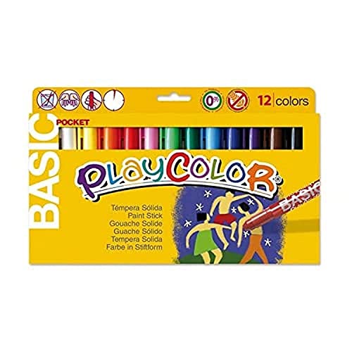 Jack Richeson 2510521 Playcolor 12 Standard Colors, Thin
