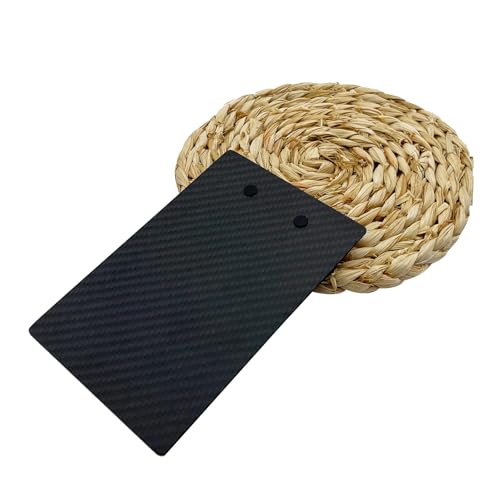 4.3 * 6.5 * 0.06inch Super Hard&Portable Mini Carbon Fiber Clipboard with Hook&Pen Holder,Strong Black Low Profile Clip,Dry Carbon Clip Board,Writing Board A7 Small Note Board - color: Black Clip, size: 4.3*6.5*0.06inch+1Clip