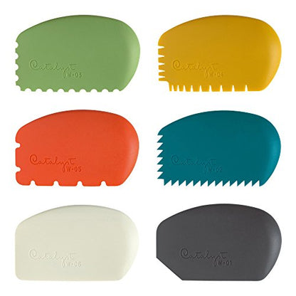 Hyatt's Princeton Artist Brush, Catalyst Wedge, 6 Piece Set - size: Size Wedge, Set of 6