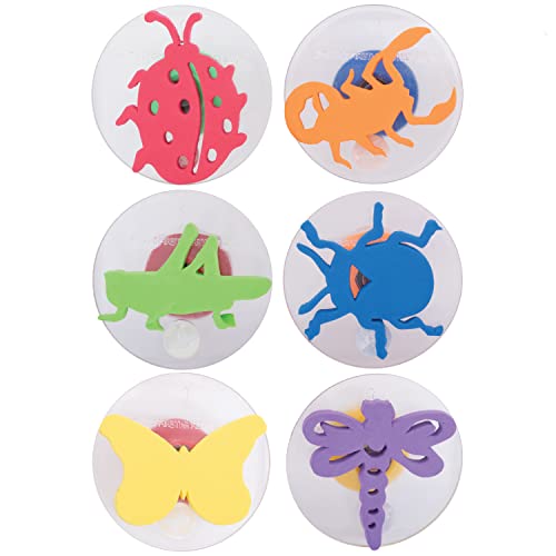 READY 2 LEARN Giant Stampers | Insects | Set of 6 | Stamps for Kids | Bug Designs | Easy-Grip Washable Set for Toddlers, Arts & Crafts