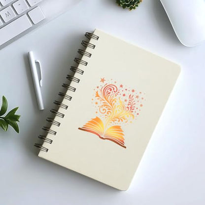 2 Sheets Book with Flower Silkscreen Stencil, Floral Printing Stencils Templates Reusable Self-Adhesive Silk Screen for Painting on Wall, Wood, T-Shirt, Fabric, Home Craft Decor, 8.7x11 Inch - style: Book with Flower
