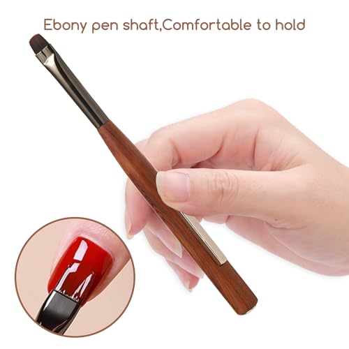 1 Piece 3-in-1 Nail Art Pen, Liner Brush for Fine Detailing and Smooth Lines, Cat Eye Magnet for Nails, Nail Magnet for Cat Eye Gel Polish - color: Ombré Brush&Nail Magnet