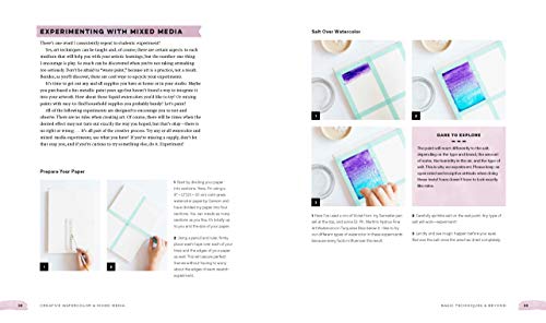 Creative Watercolor and Mixed Media: A Step-by-Step Guide to Achieving Stunning Effects--Play with Gouache, Metallic Paints, Masking Fluid, Alcohol, and More! (Volume 3) (Art for Modern Makers, 3)