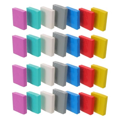Kisangel 60pcs Kneaded Rubber Erasers: Colorful Drawing Kneadable Eraser - Back to School Supplies for Students Teacher Art Charcoal Pencils Sketching