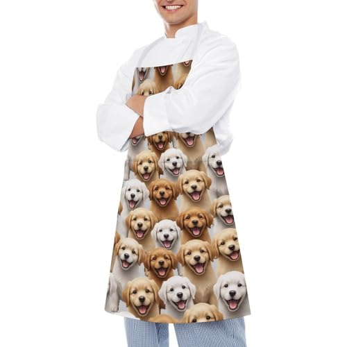 Chef Bib Apron for Restaurant, Anti-Stain with Pocket Adjustable, Cooking Dishwashing Lab Use - color: Style (553)