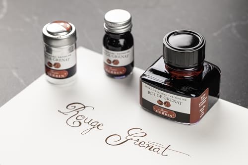 Jacques Herbin 13029T - 30ml Bottle of Ink for Fountain Pens and Rollerball Pens - Rouge Grenat - color: Garnet Red, size: 1 fl oz