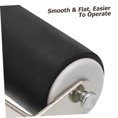 PLAFOPE Ink Set 2pc Printmaking Rollers Flat Surface for Ink Spreading on Art Projects