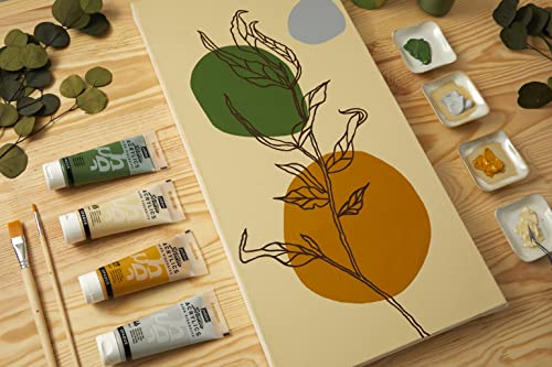 Pebeo - Acrylic Fine Studio Acrylics - Yellow Ochre - Yellow Ochre 100ml/3.38oz - color: Yellow Ochre
