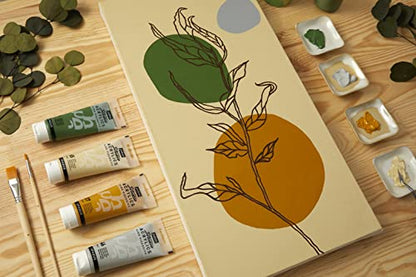 Pebeo - Acrylic Fine Studio Acrylics - Yellow Ochre - Yellow Ochre 100ml/3.38oz - color: Yellow Ochre
