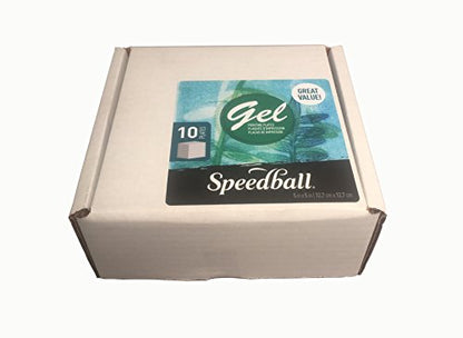 Speedball 8040 5" x 5" Gel Printing Plate (10 Pack) - size: 5" x 5"- 10-Pack