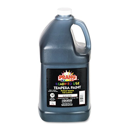 Prang Ready-to-Use Tempera Paint, Black, 1 Gal., 1 Count - color: Black
