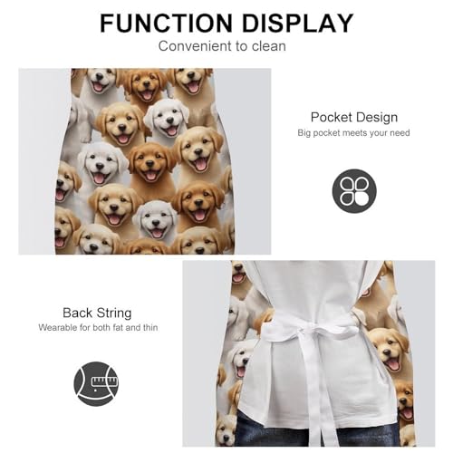 Chef Bib Apron for Restaurant, Anti-Stain with Pocket Adjustable, Cooking Dishwashing Lab Use - color: Style (553)