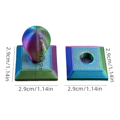 POETRYDRAW Diamond Art Painting Embossing Roller 3D Printing Diamond Art Painting Seal Press Diamond Art Painting Roller Tool Set for Multi-Color Square & Circular Drills (Iridescent) - color: Aurora Iridescent
