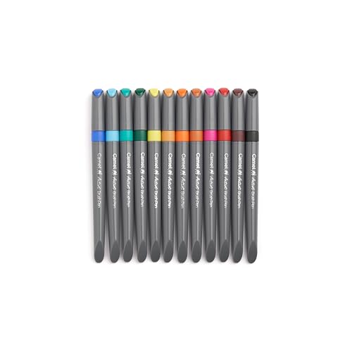 Camlin Artist Brush Pen Set - Pack of 12 (White)