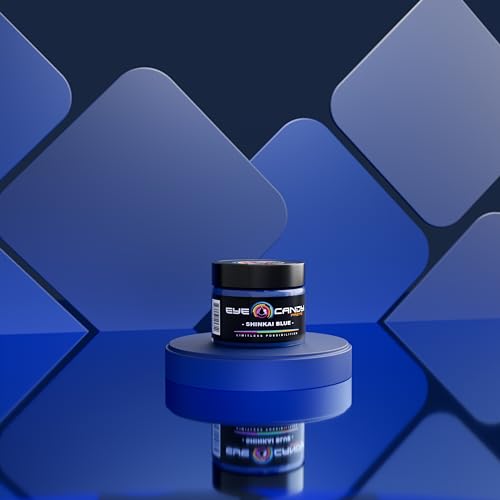 Eye Candy Resin Pigment Paste – Highly Pigmented Epoxy Color, 2 oz, Solid Non-Metallic, Mixable for Custom Shades (Shinkai Blue) - color: Shinkai Blue