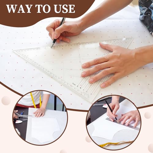 Tosstuki 47 Inches x 10 Yards Non Woven Precut Pattern Drafting Paper for Sewing Copying Altering Designing Embroidery Marking Tracing Paper for Sewing Patterns Dressmaking - size: 47 Inches X 10 Yards, style: Regular Styles
