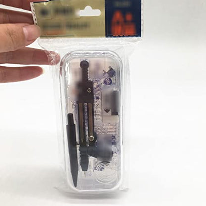 Drawing Compass Drafting Tools Compass Set 7-Piece Set Student Drawing Learning Stationery Ruler Triangle Plate Protractor Student Supplies Math Ruler Kit