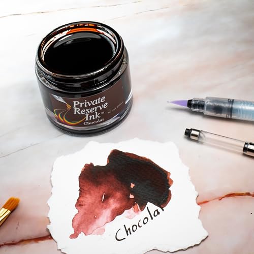 Private Reserve Premium Fountain Pen Ink, 60ml Bottle, Chocolat | Premium fountain pen ink with smooth flow, rich color, and reliable everyday writing performance. - color: Chocolat