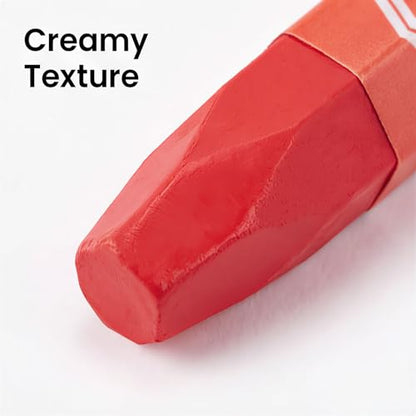 YOKIVE 24Pcs Soft Oil Pastels, Bright Colors Creamy Pastels Stick, Great for Artists Beginners Coloring Sketching (Sky Blue, 2.87x0.43 Inch) - color: Sky Blue
