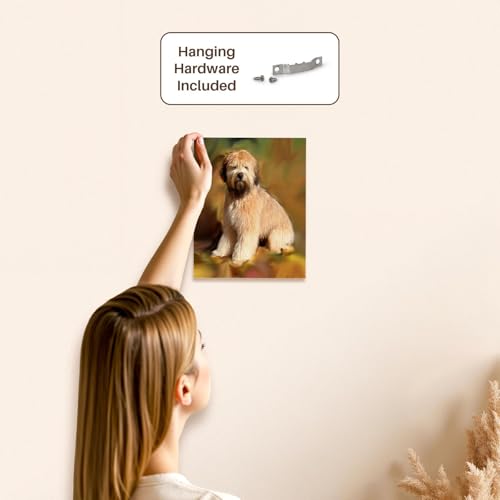 3dRose Soft Coated Wheaten Terrier Museum Grade Canvas Wrap 8x10 - size: 8"L x 10"W