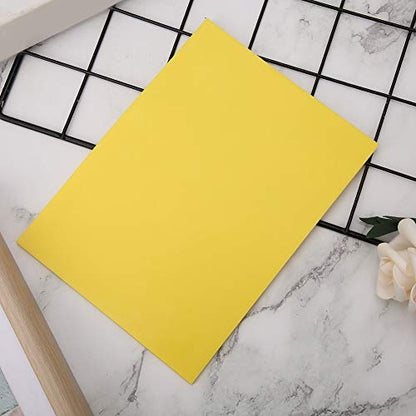 Yellow Rubber Carving Block for Custom Stamp Making Lightweight DIY Craft Mat Artists Teachers Enthusiasts - color: Yellow
