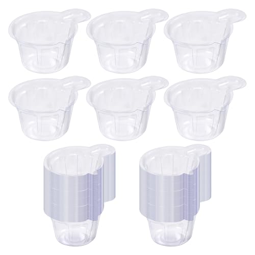 150Pcs 40ml Disposable Plastic Resin Mixing Cups Multipurpose Dispensing Cup for Mixing Paint, Stain, Epoxy, Resin (Clear)