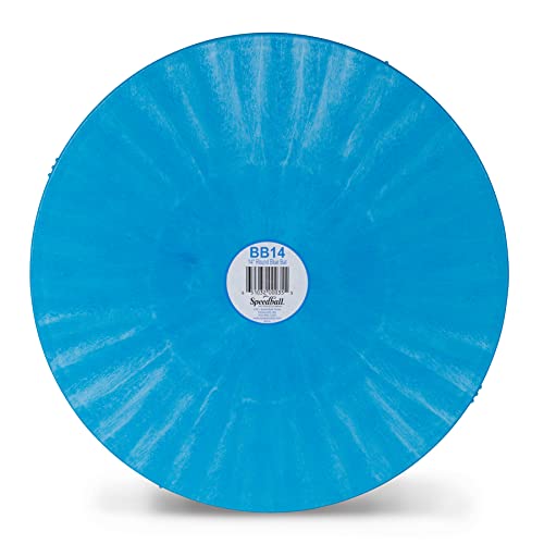 Speedball 14 Inch Round Universal Pottery Wheel Bat, Blue, for Ceramics and Clay Work - color: Blue, size: 14 Inch Round