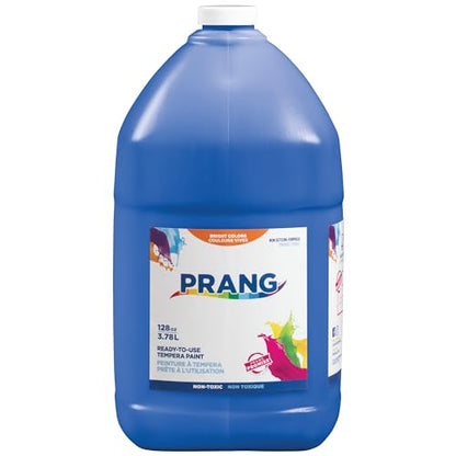 Prang Ready-to-Use Tempera Paint, Blue, 1 Gal., 1 Count - color: Blue