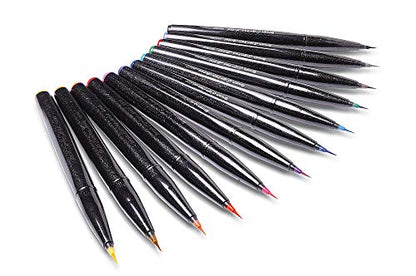 Pentel SESF30 °C NX Extra Fine Paint Brushes (Set of 1, Grey - color: grey, size: 1 Count (Pack of 1)