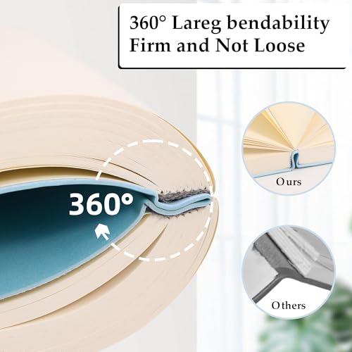 Blank Journal Notebook 720 Pages A6 Unlined Plain Sketchbook No Lines Soft Leather Small Blank Notebook for Women Drawing Book Memo Writing Sketch Diary Notebook 3.9 × 5.5 (Blue Blank Notebook) - color: Blue Blank Notebook