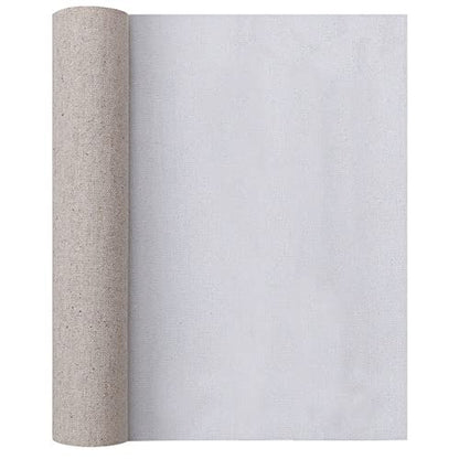 Painting Canvas Roll One Roll Professional Blank Canvas for Painting Layer Acrylic Oil Painting Canvas Linen Blend Primed Art Supplies for Artist Natural Cotton Canvas Fabric - color: 48 X 300cm